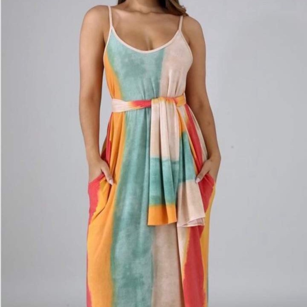Striped Maxi Dress